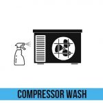 Aircon compressor wash