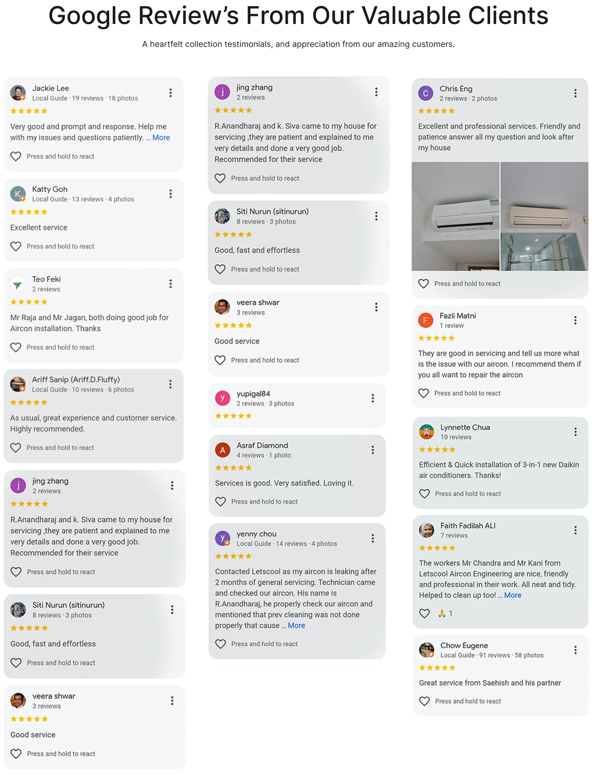 Sg Aircon Review
